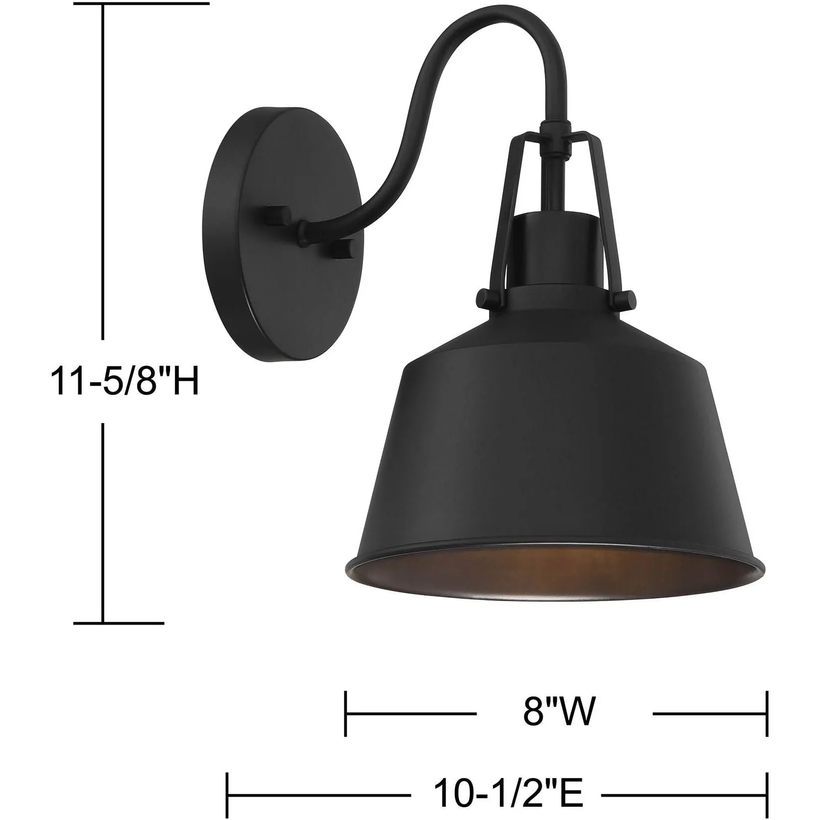 1-Light Outdoor Wall Lantern