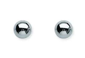 14K White Gold 7mm Ball Stud Earrings