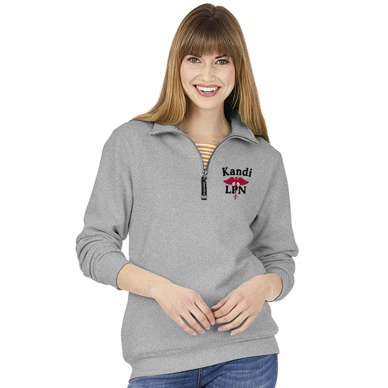 9359 |  Charles River  Unisex (mens) Crosswind Quarter Zip Sweatshirt