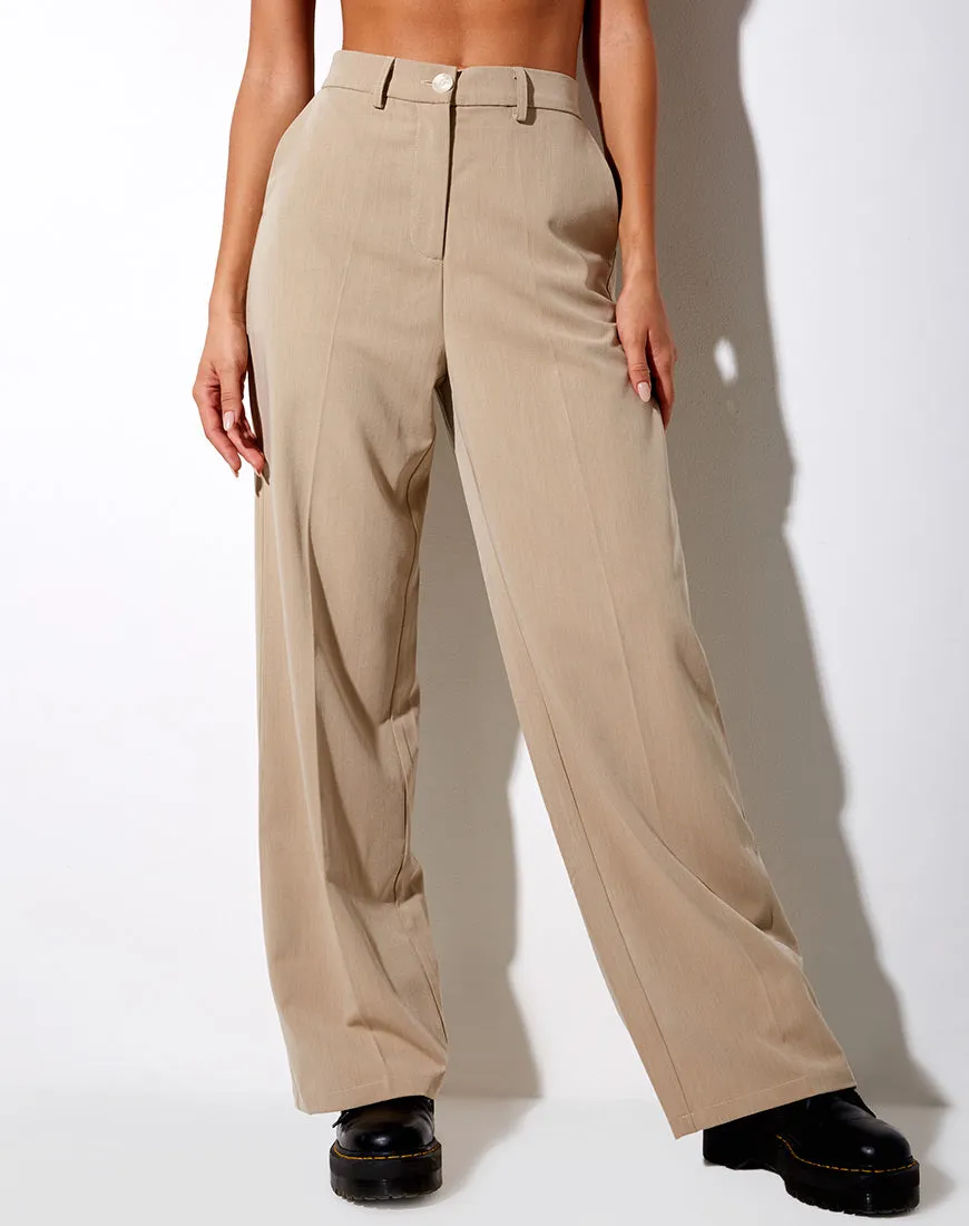 Abba Trouser in Tan