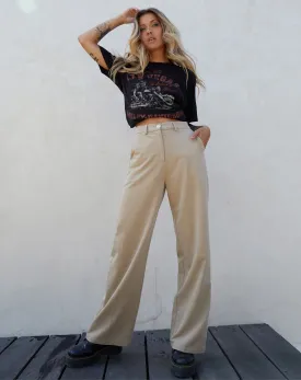 Abba Trouser in Tan