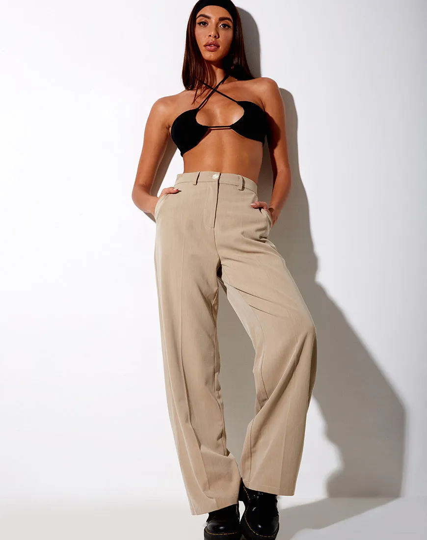 Abba Trouser in Tan