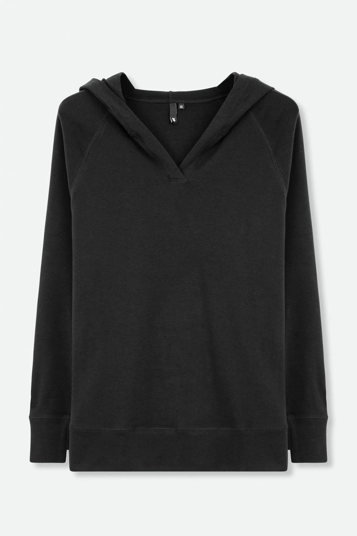 ADDY HOODY IN PIMA COTTON STRETCH IN BLACK