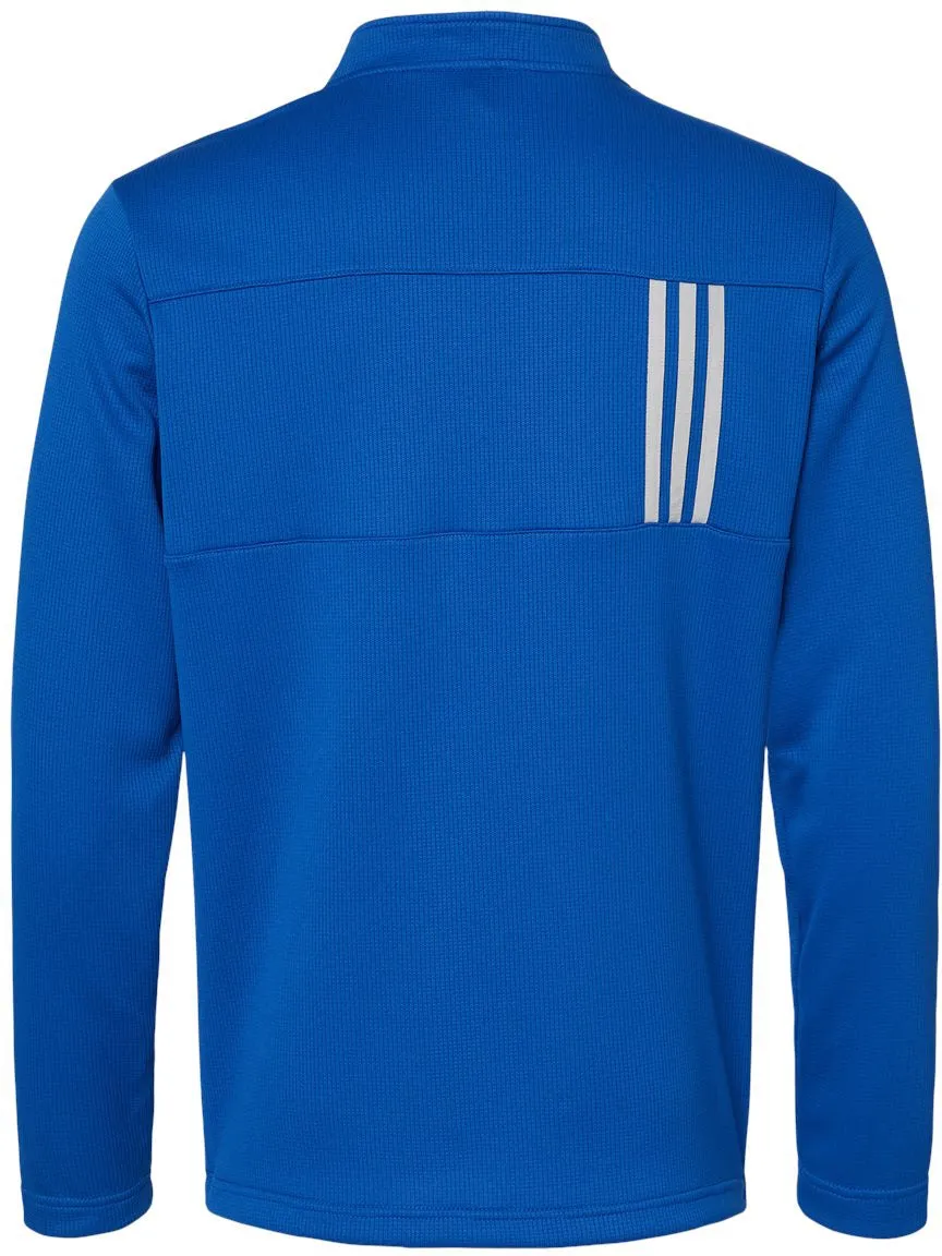 Adidas 3-Stripes Double Knit Quarter-Zip Pullover