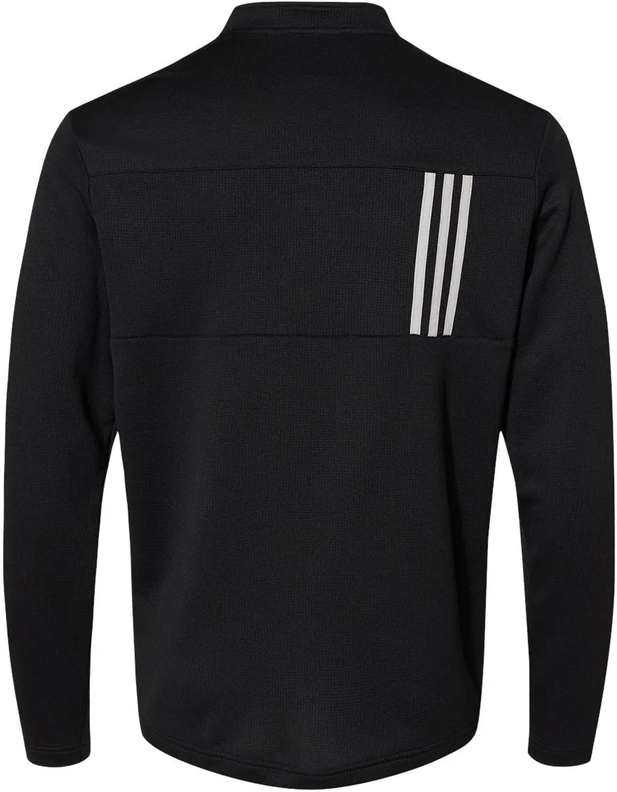 Adidas 3-Stripes Double Knit Quarter-Zip Pullover