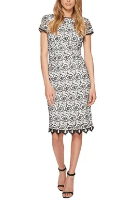 Adrianna Papell AP1D101946 Short Cocktail Lace Dress