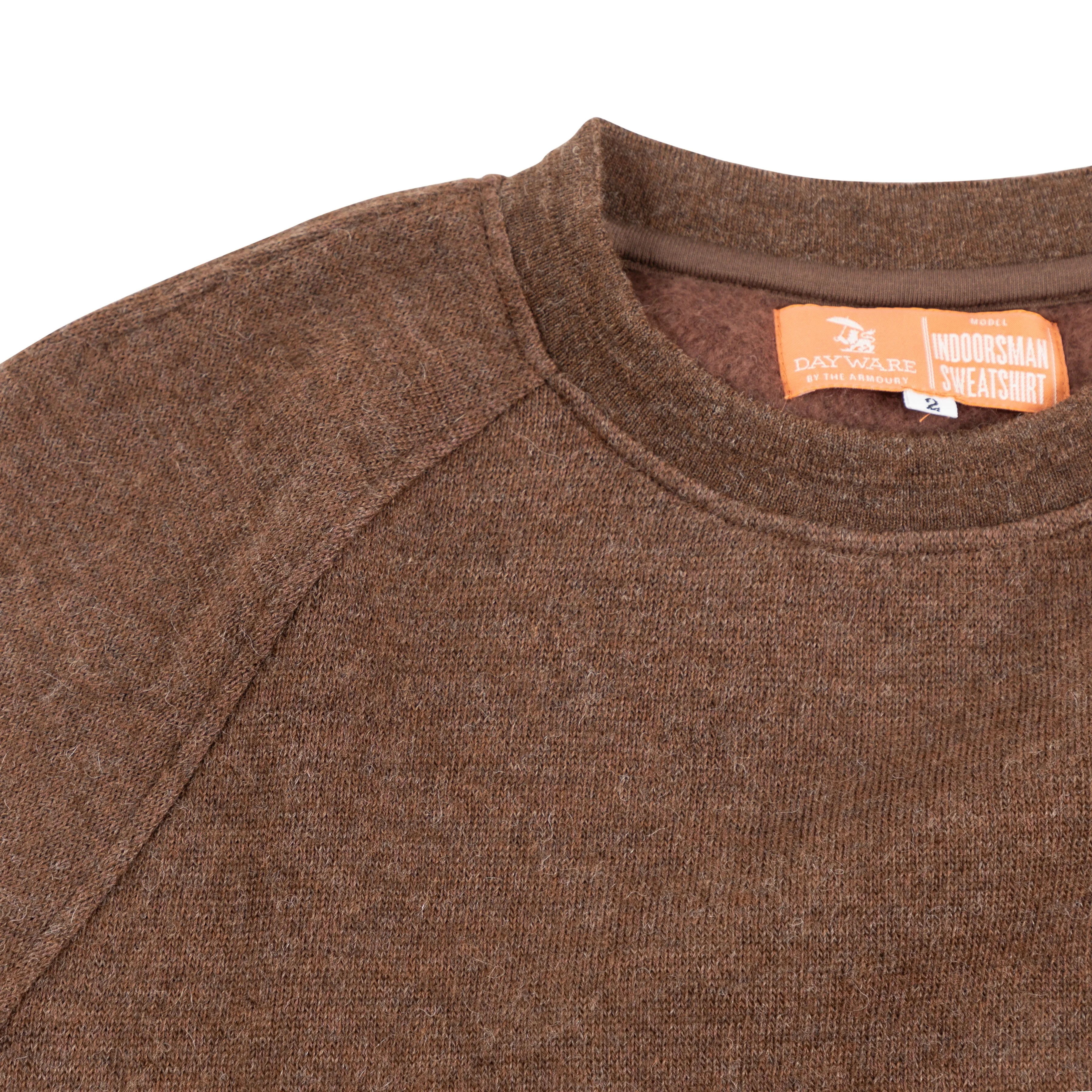 Premium Alpaca and Cotton Blend Indoor Sweatshirt for Comfort and Style