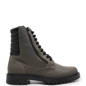 Andanines Gray Zipper Boot