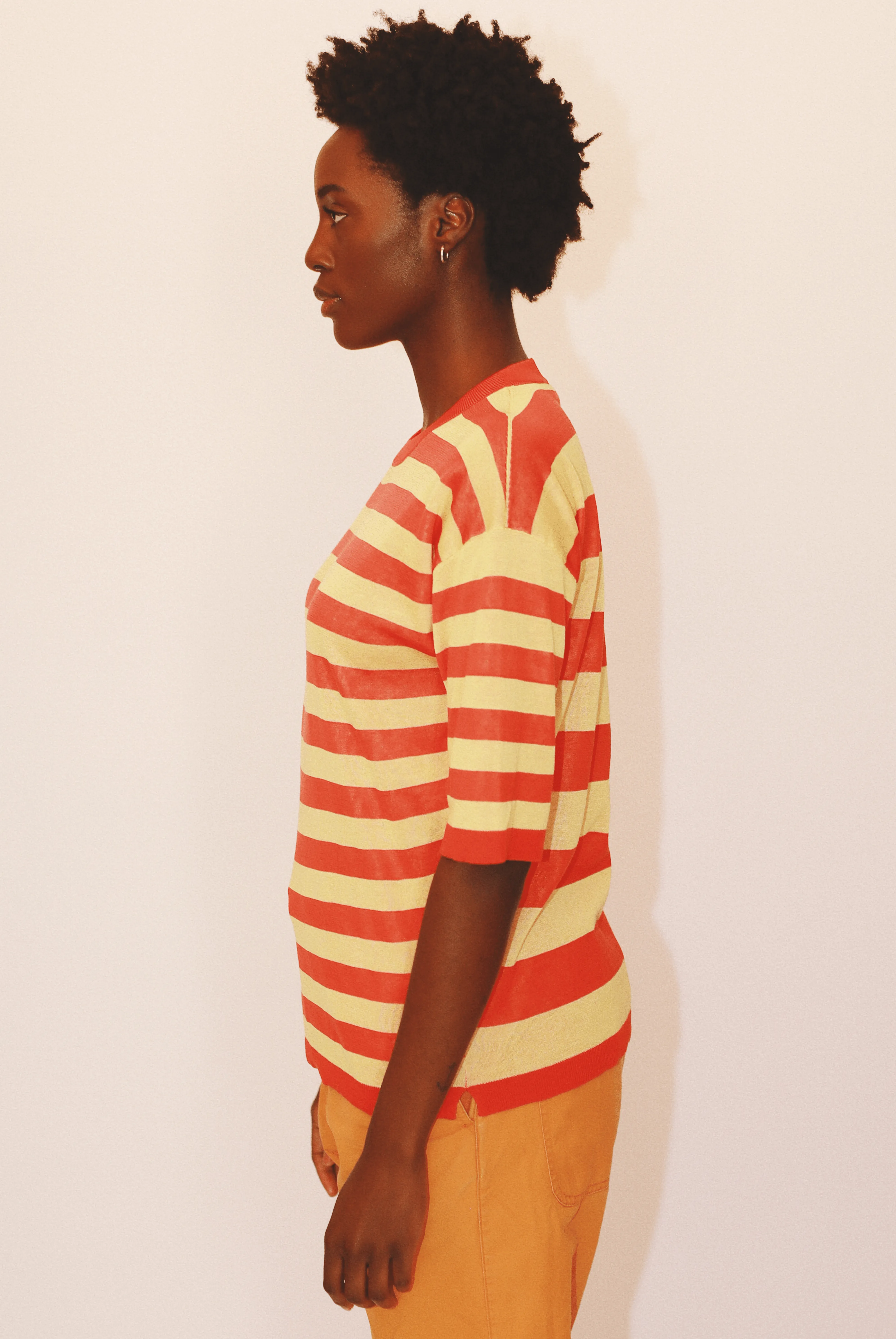 Andrea Striped Crewneck in Organic Cotton