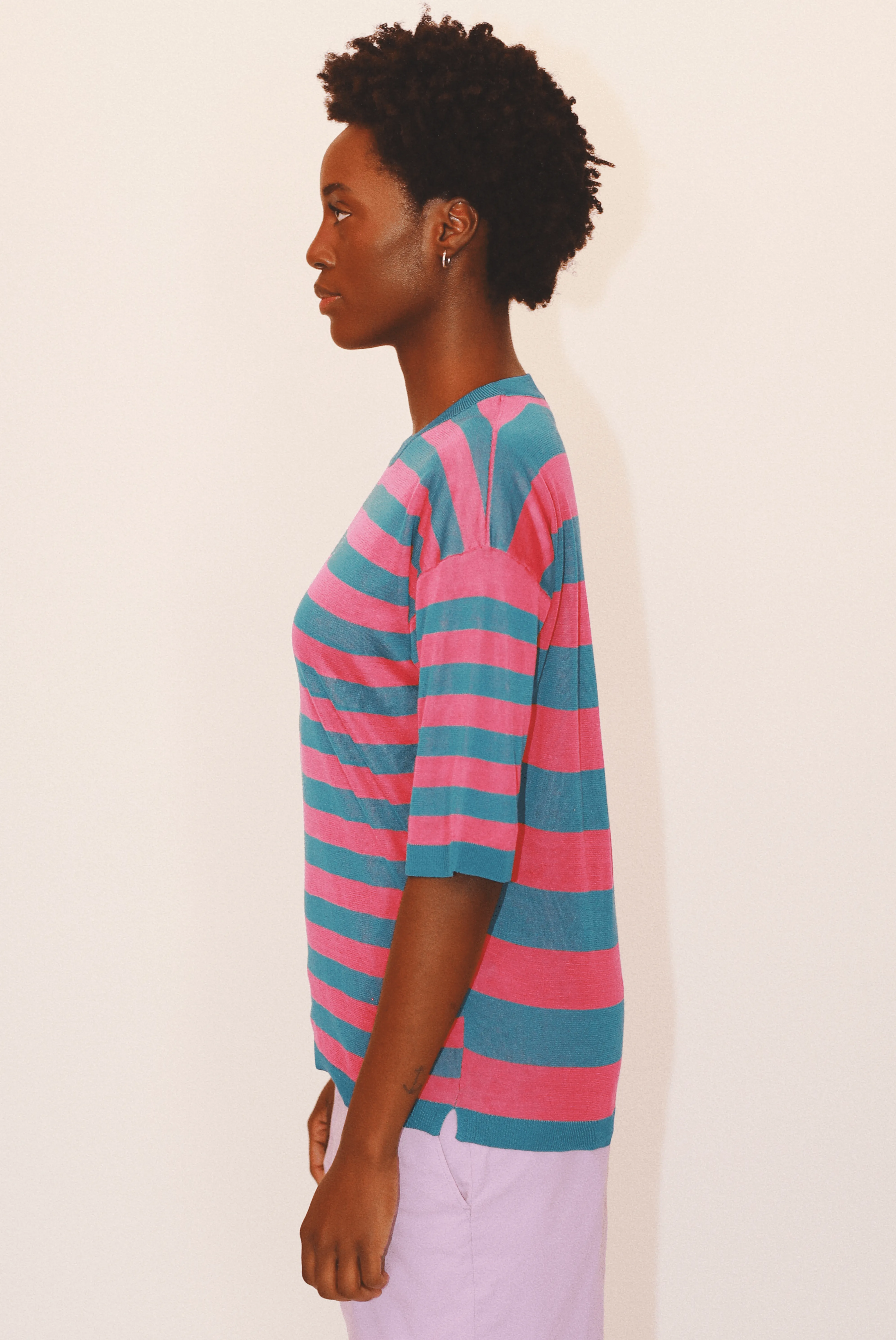 Andrea Striped Crewneck in Organic Cotton