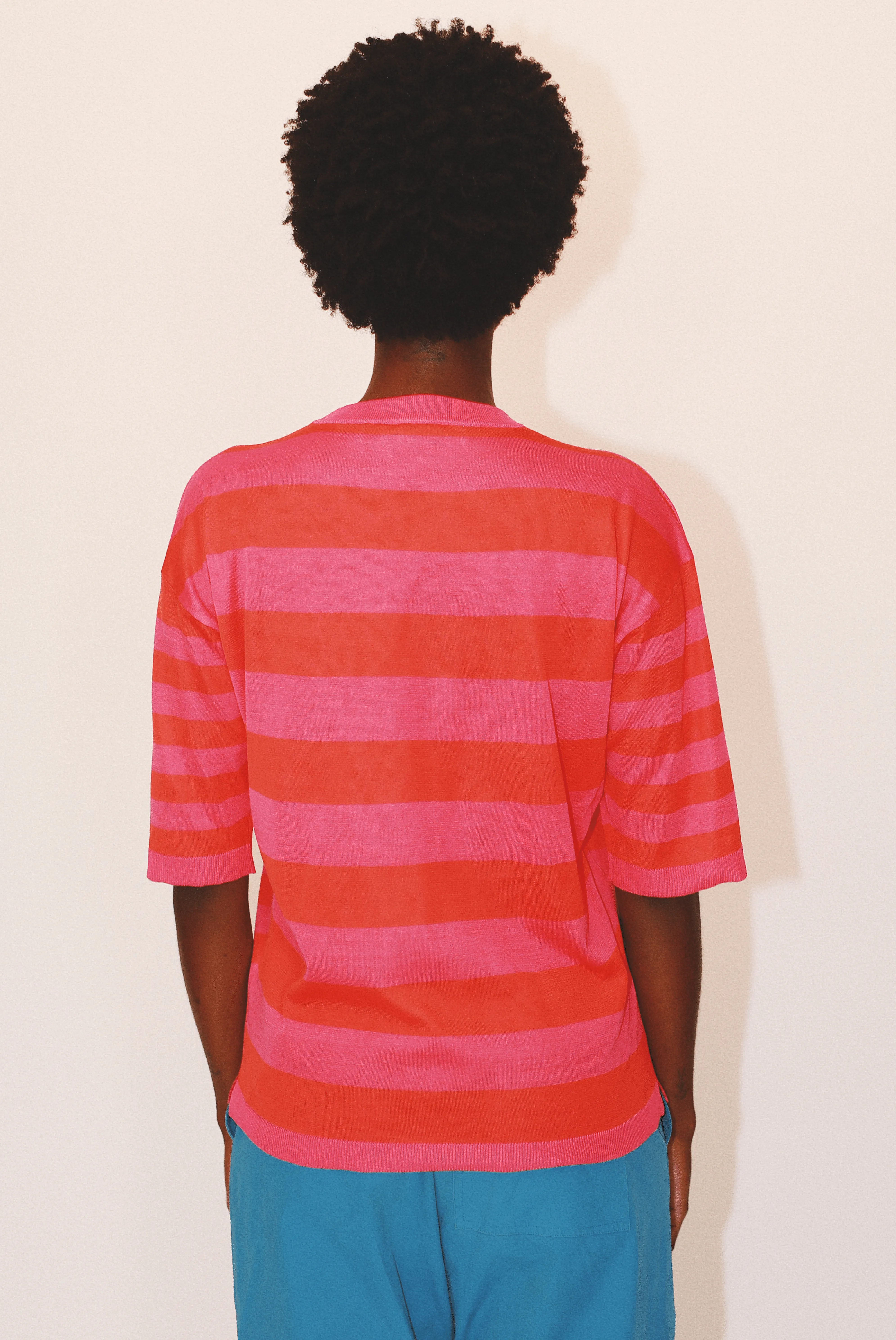 Andrea Striped Crewneck in Organic Cotton