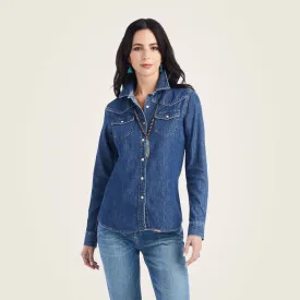 Ariat Ladies Farriday Denim Shirt Style 10042258