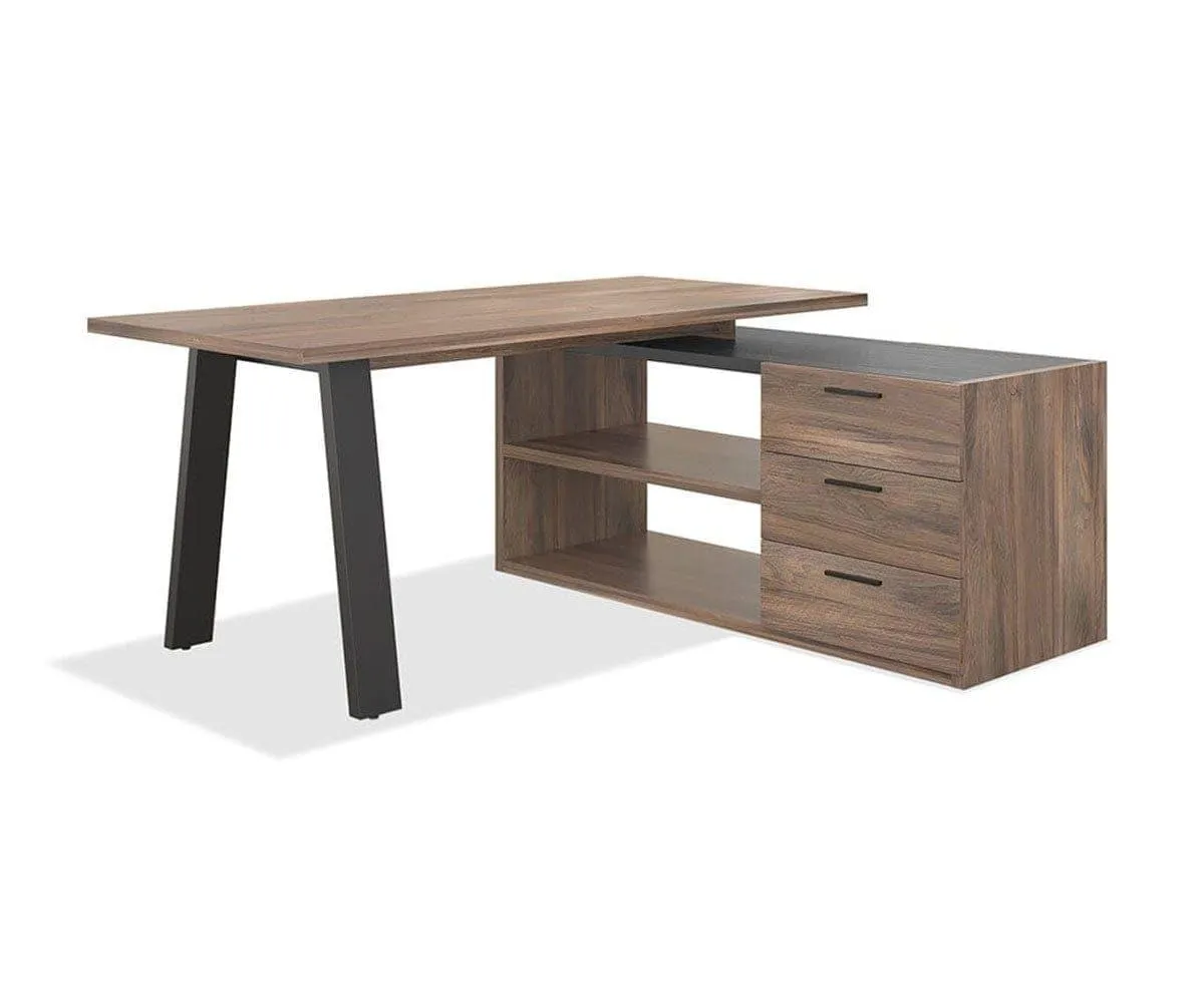 Arren Desk With Reversible Return