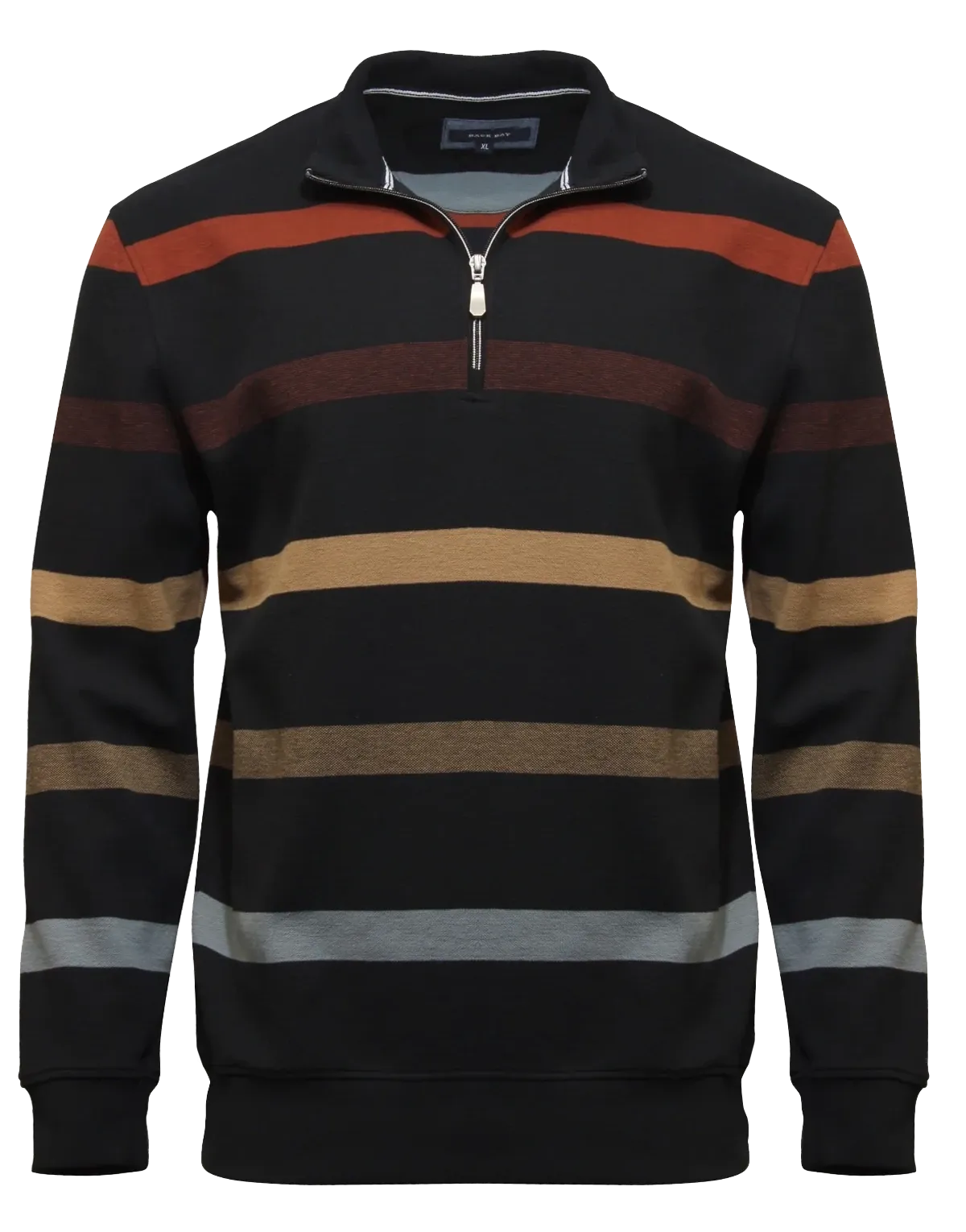 Back Bay Engineered Stripe 1/4 Zip Pullover