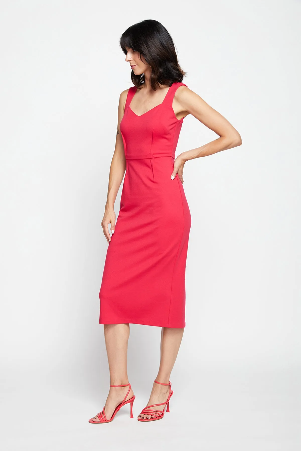 Bailey 44 Larisa Dress In Campari