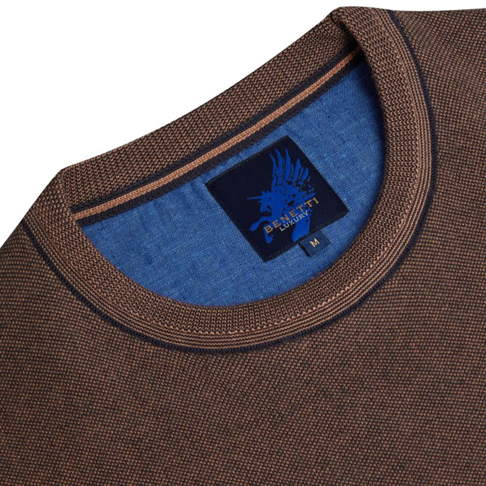 Benetti Crew Knit - Carson Coffee