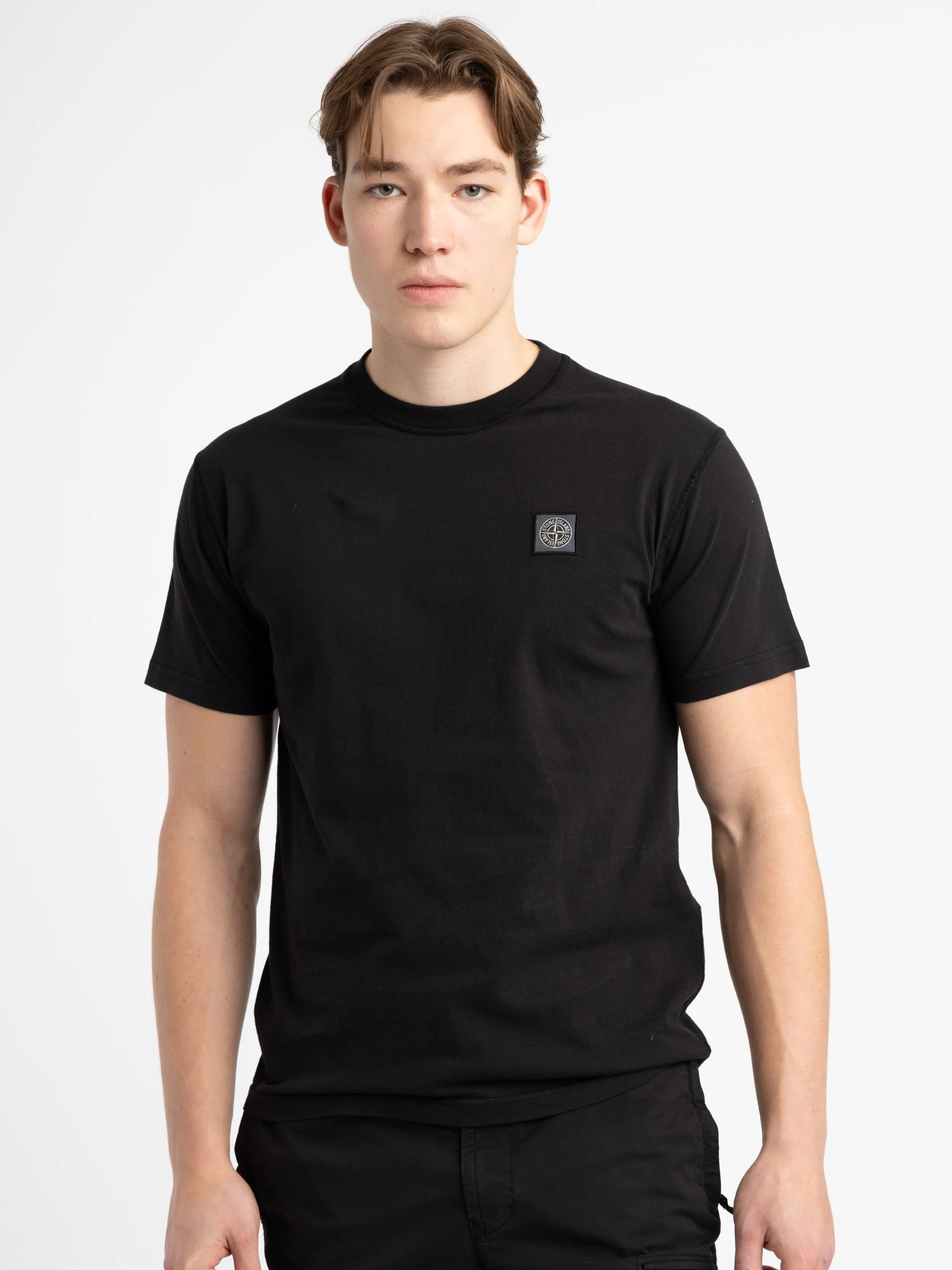 Black Cotton T-Shirt