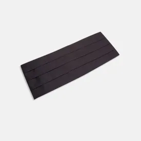 Black Satin Cummerbund