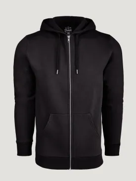 Black Zip-Up Hoodie