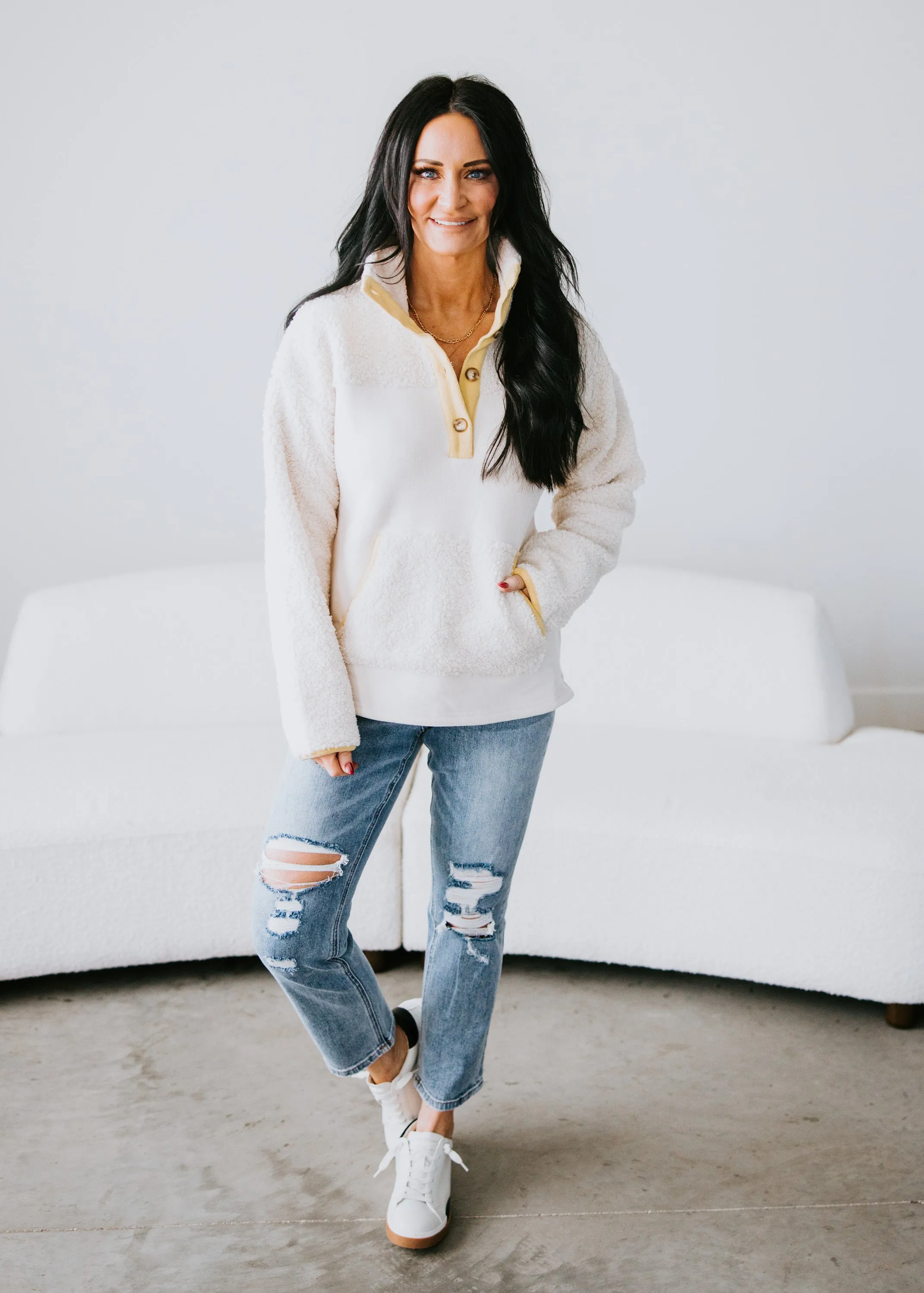 Blayke Sherpa Pullover