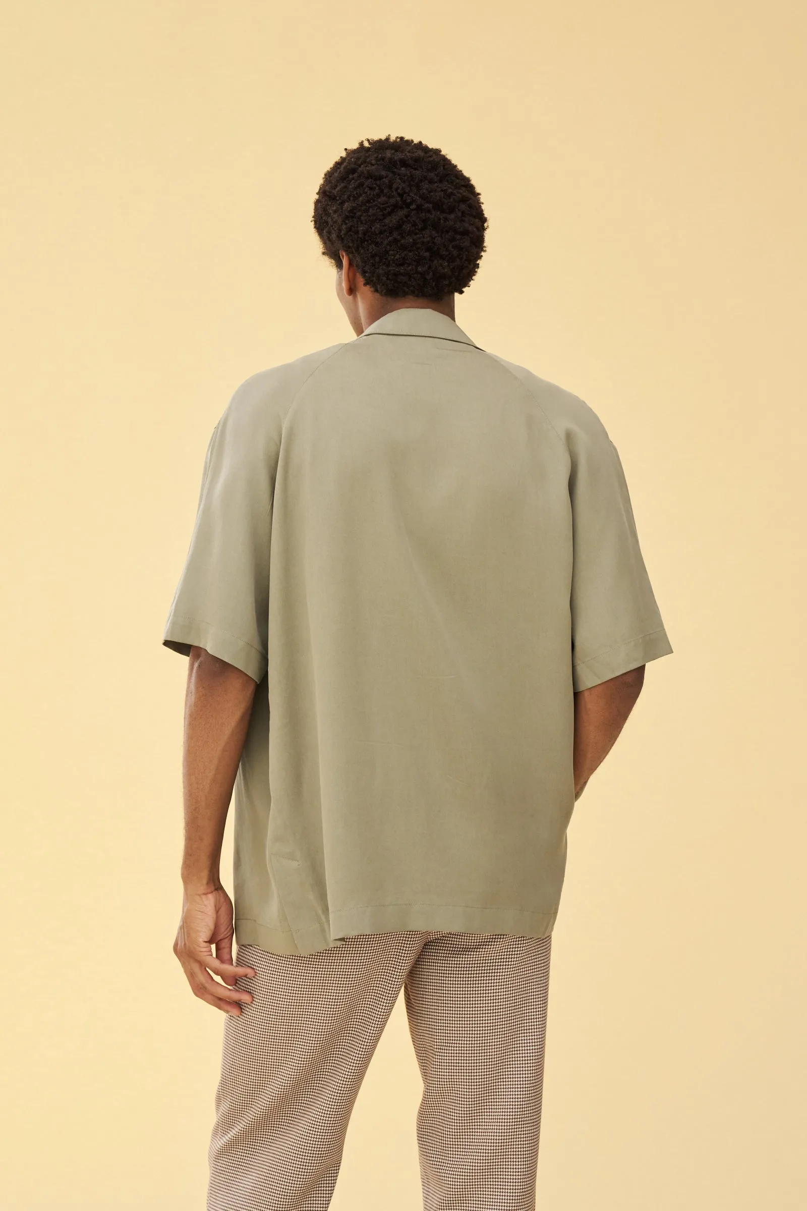 bound 'Sage Lyocell' Cuban SS Shirt