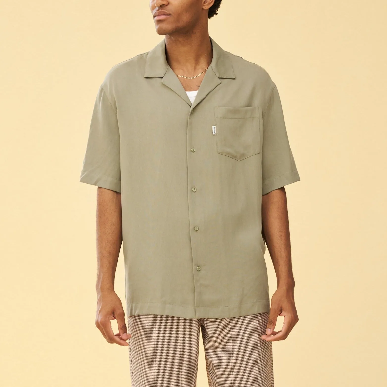 bound 'Sage Lyocell' Cuban SS Shirt