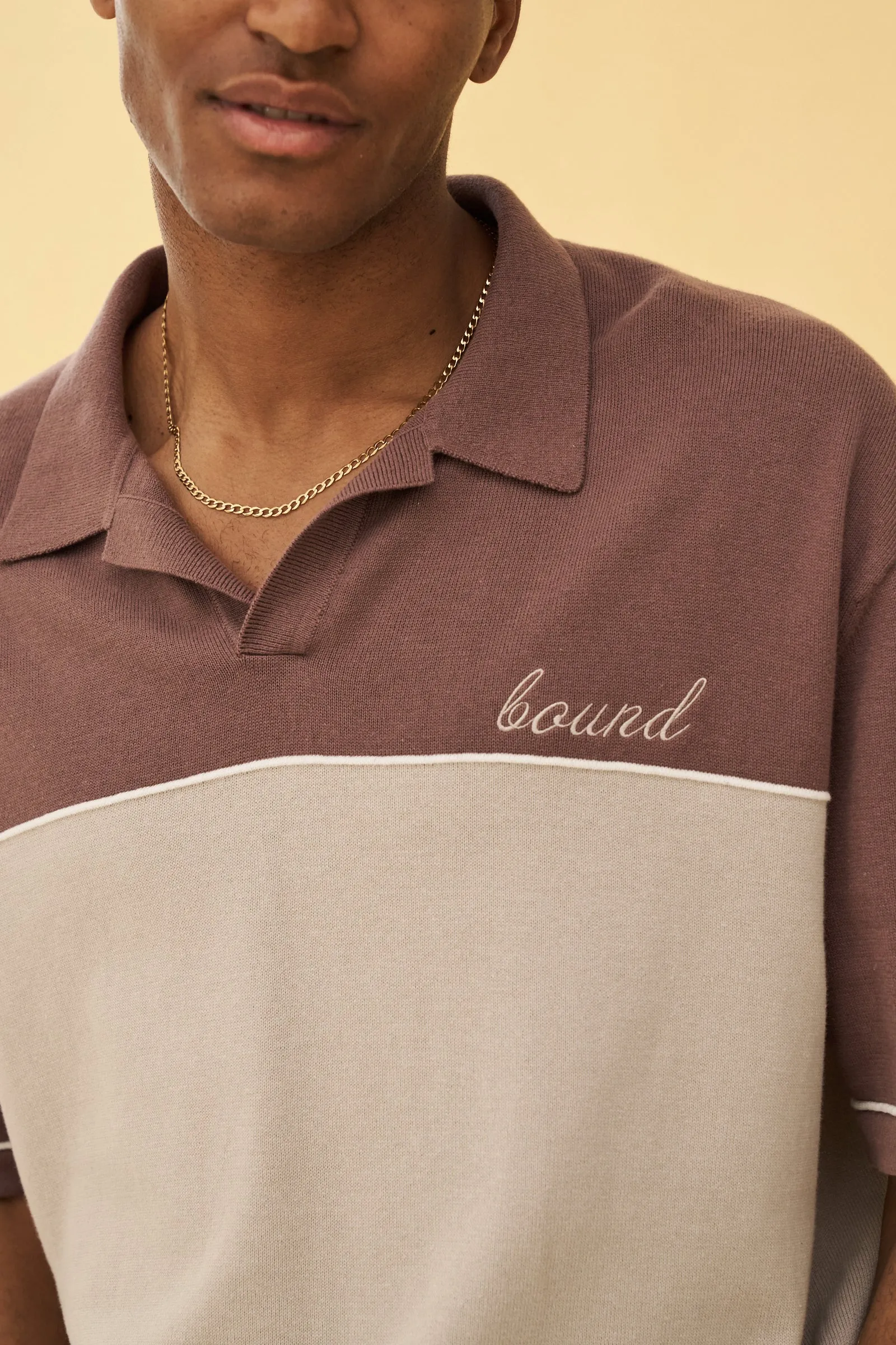 bound 'Soprana' Knit Polo