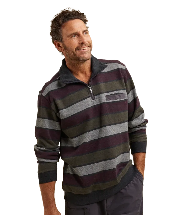 Breakaway Modern French Rib Half Zip