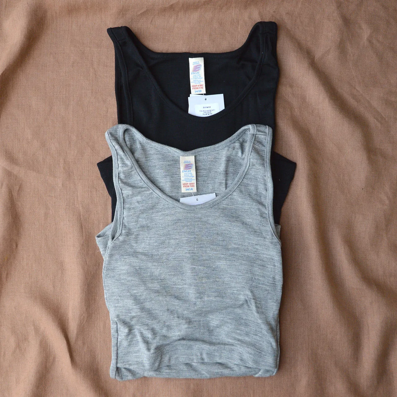 Luxurious Merino & Silk Nursing Tank Top for Ultimate Comfort & Style