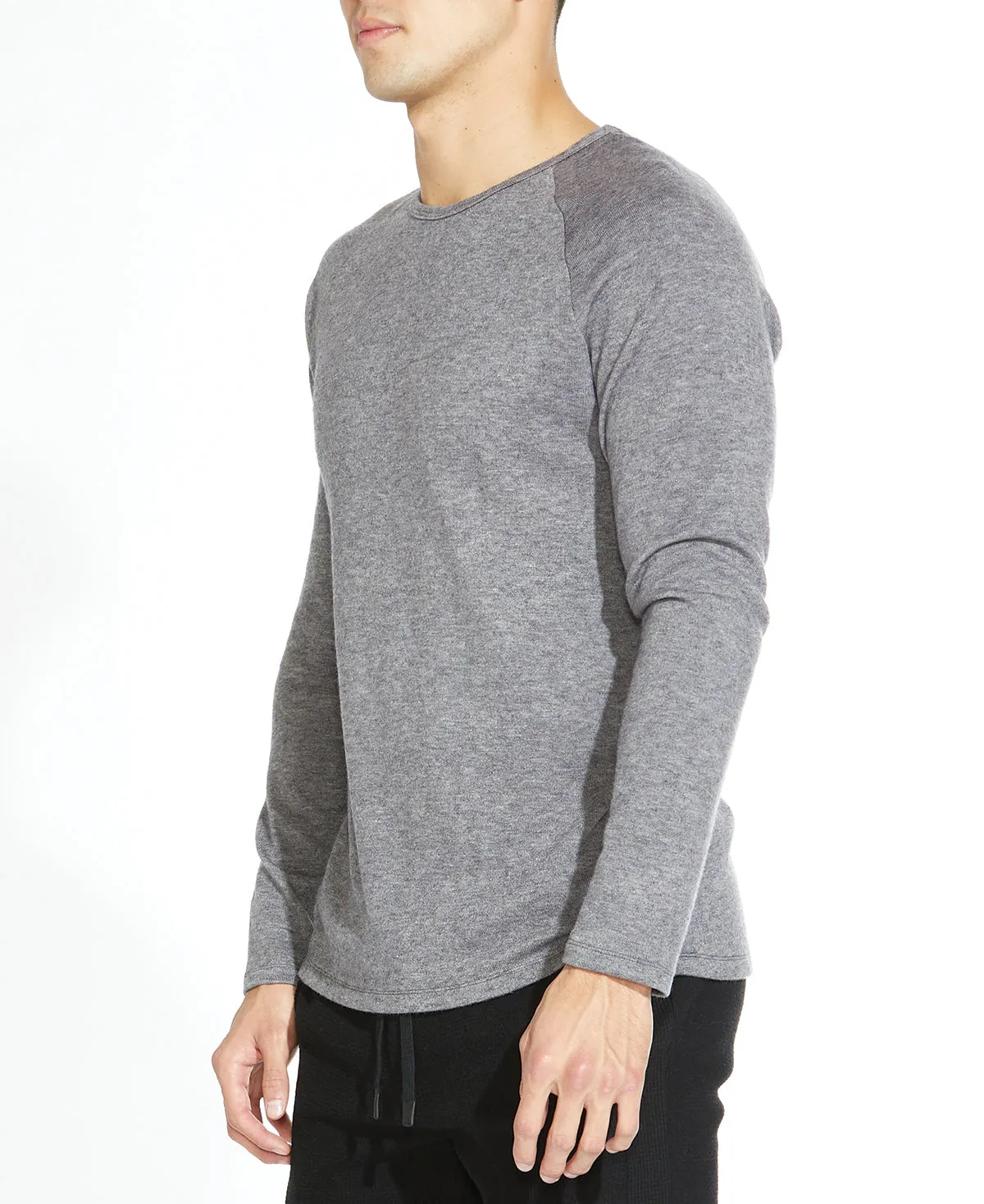 Burke Crewneck Tee (Heather Charcoal)