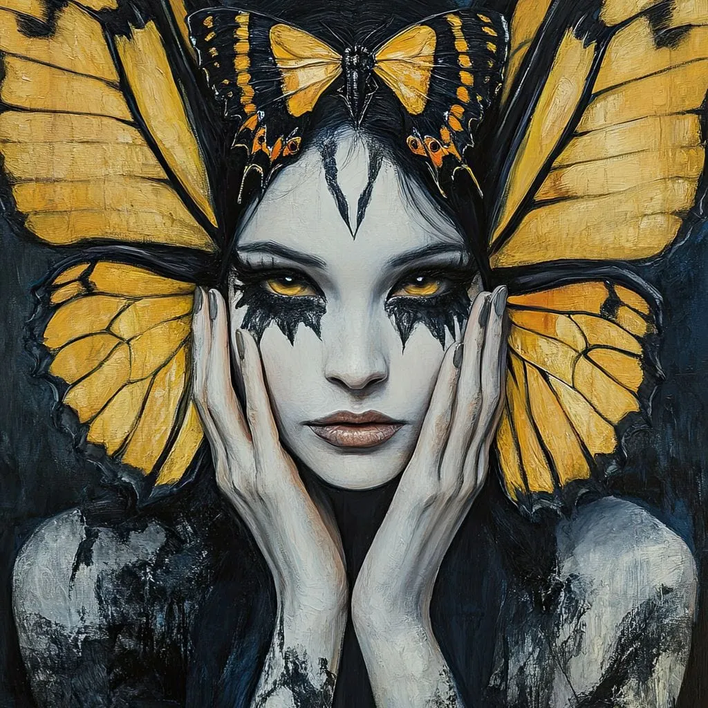 Butterfly Enchantment Portrait - Alicia Smith