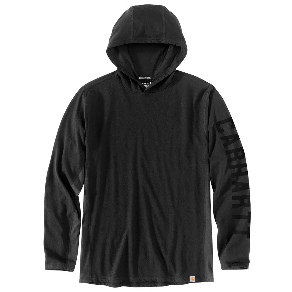 Carhartt Force Logo Hooded Long-Sleeve T-Shirt