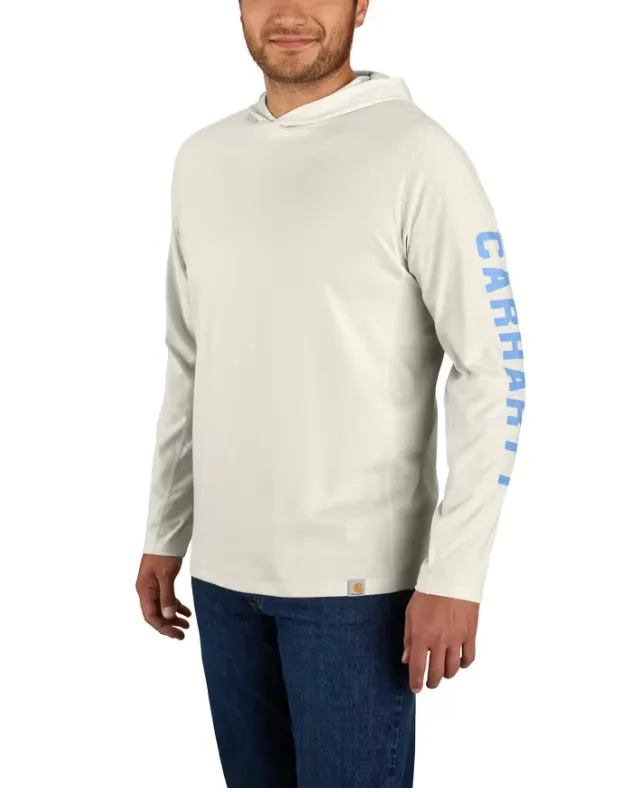 Carhartt Force Logo Hooded Long-Sleeve T-Shirt