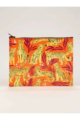 CHEETAH ZIP POUCH