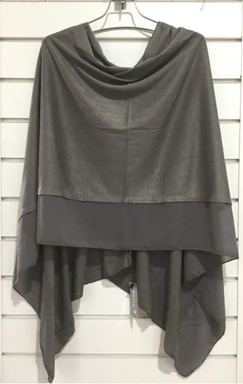 Chiffon Edged 3 in 1 Ladies Poncho