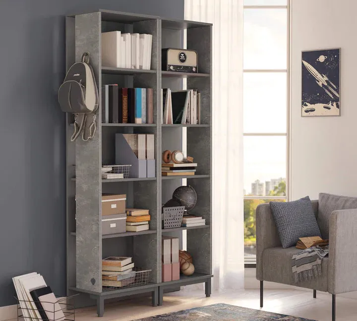 Cilek Space Gray Bookcase