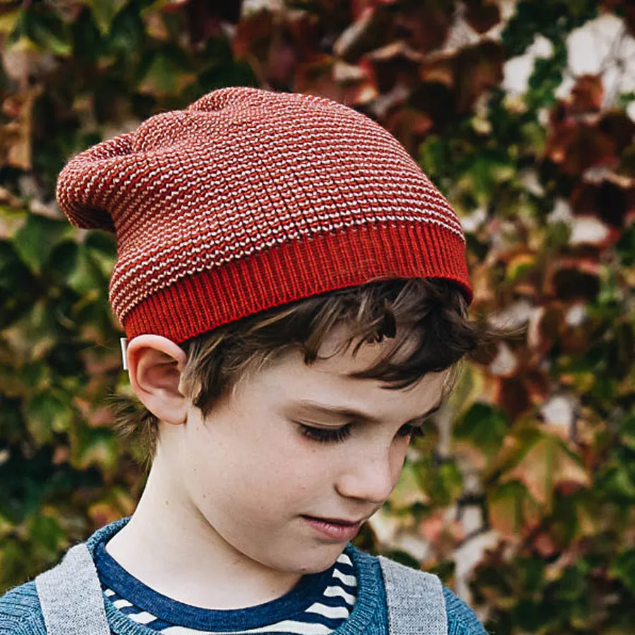 Classic Kids Merino Beanie - Melange (4-10y )