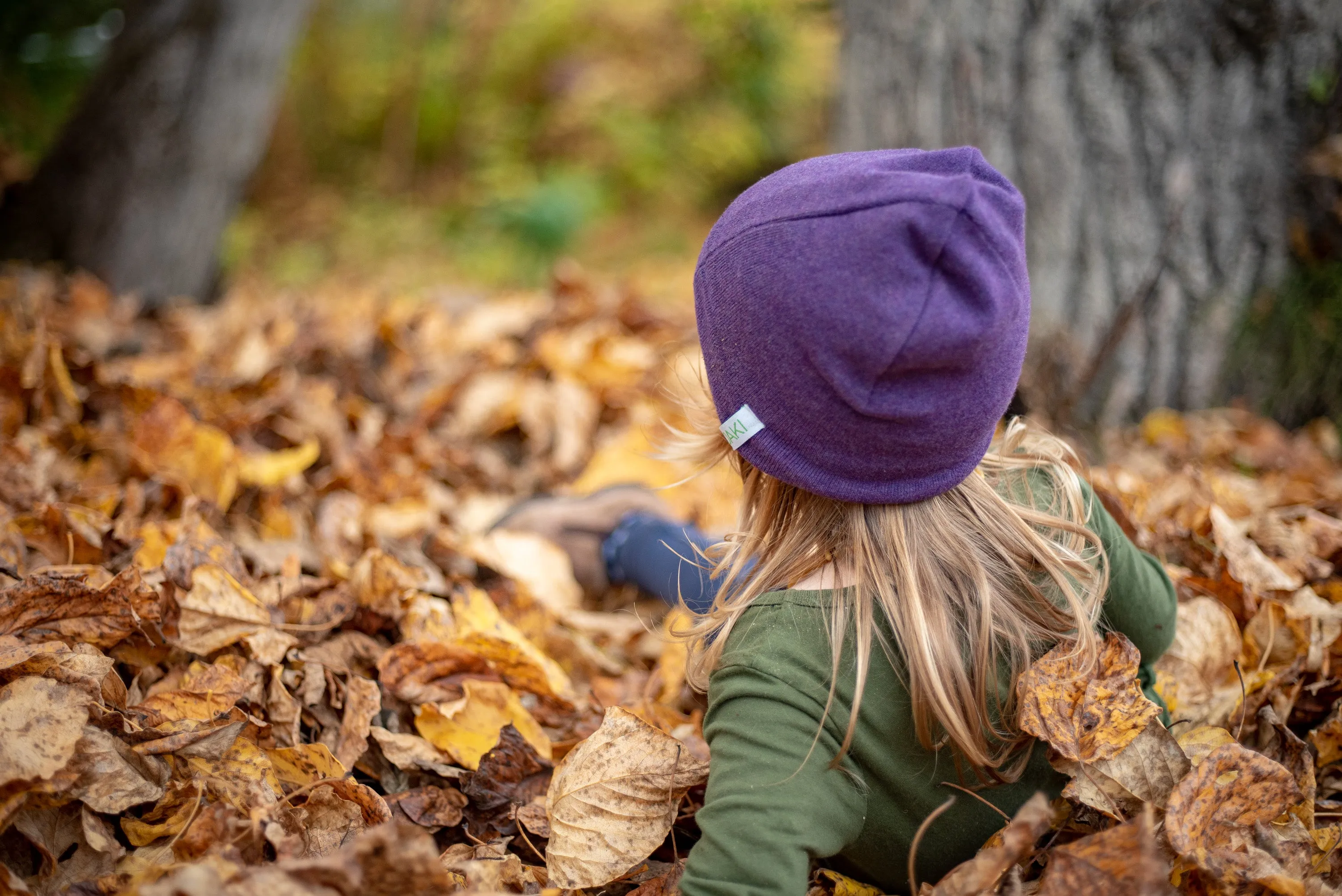 CLEARANCE: Merino Wool Toddler/Little Kid Beanie, Navy