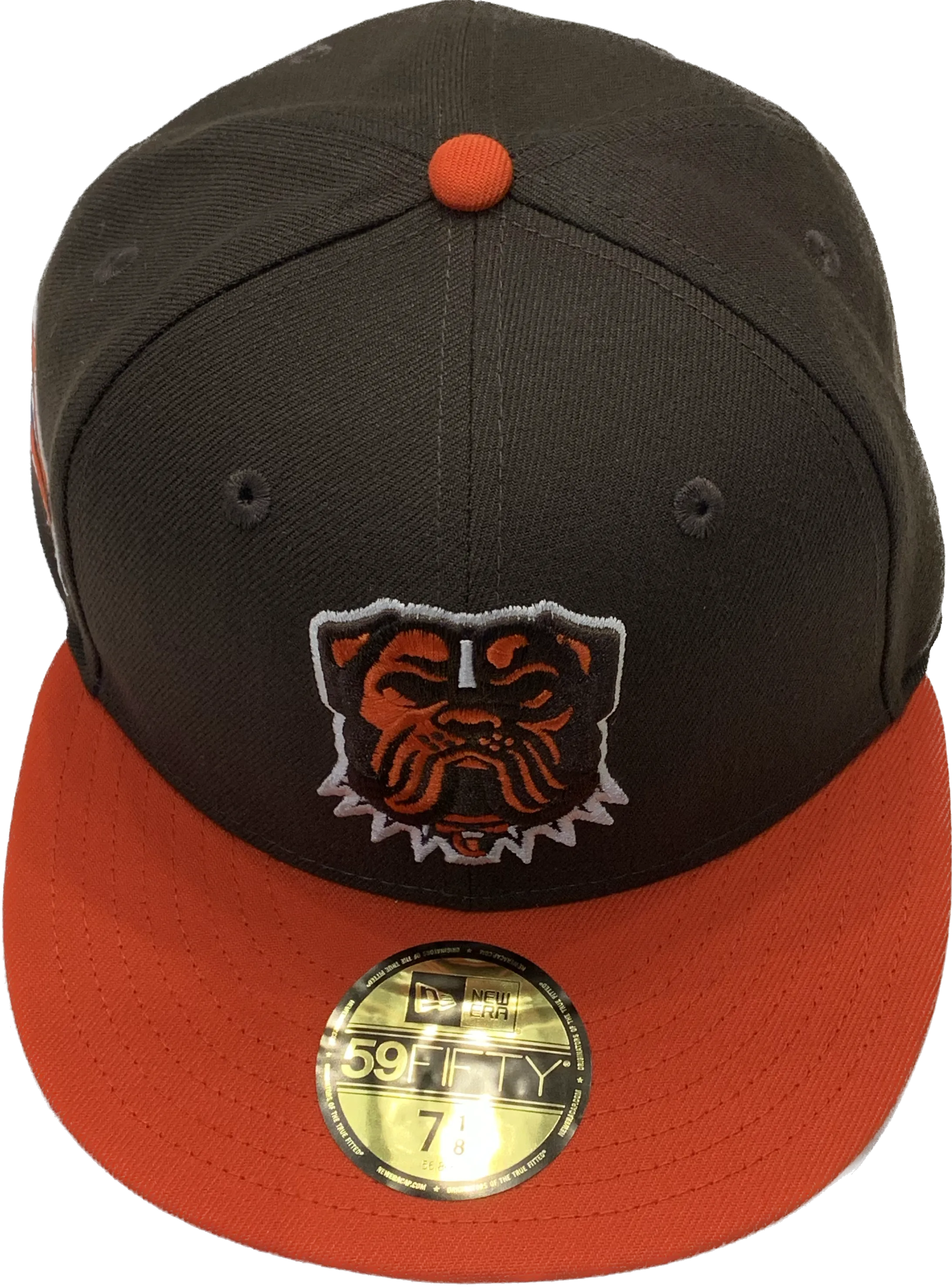 Cleveland Browns New Era The DAWG Two Tone 59FIFTY Fitted Hat - Brown/Orange