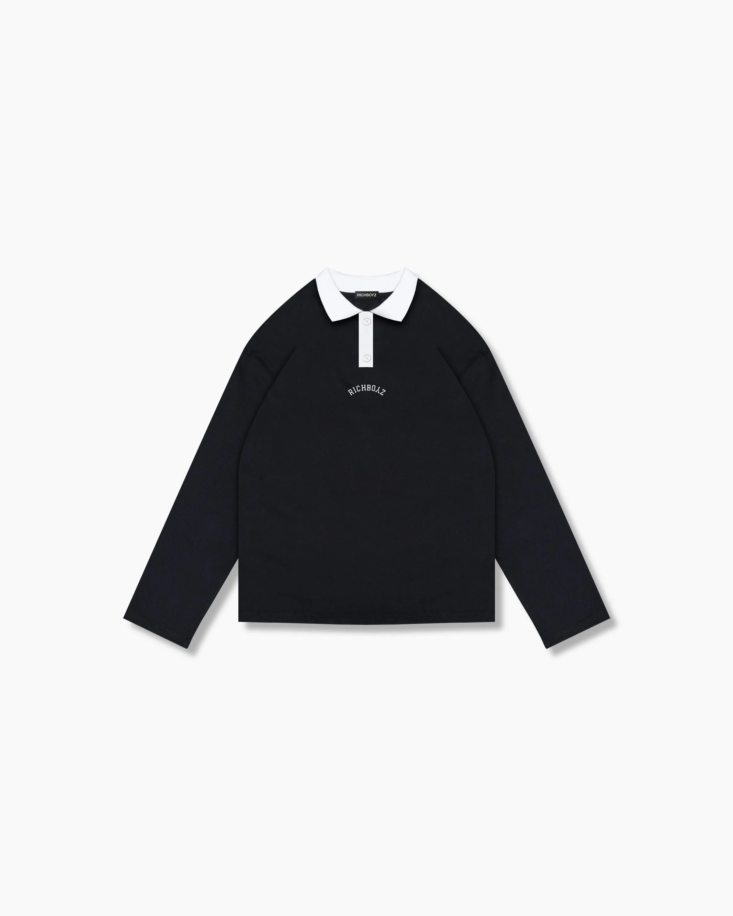 Collared Longsleeve - Black