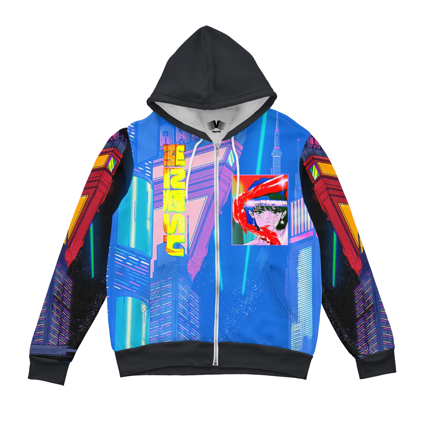 Cyber Ningyo Zip Up Hoodie