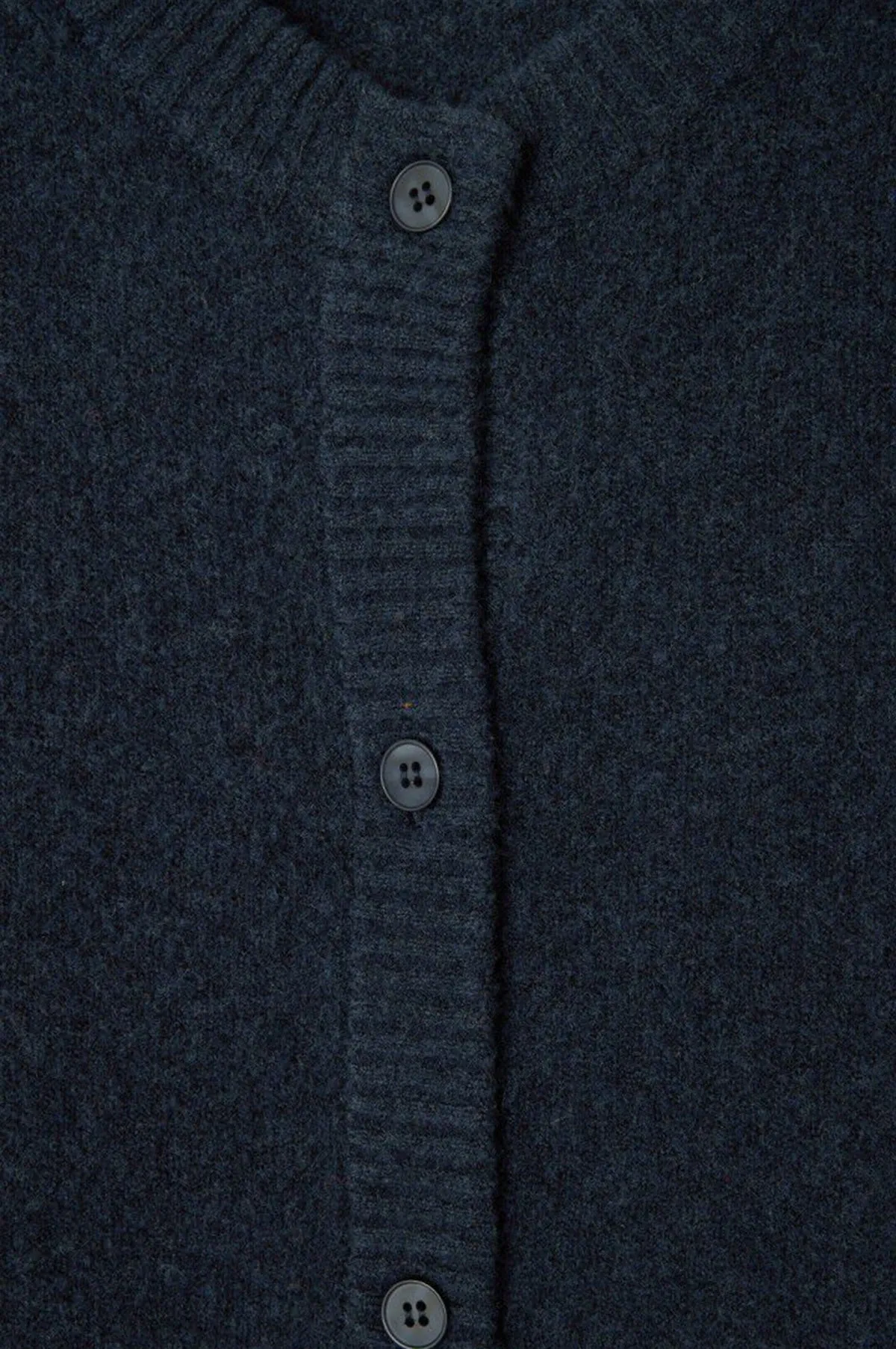 Damsville Cardigan Navy Blue Chine Noir