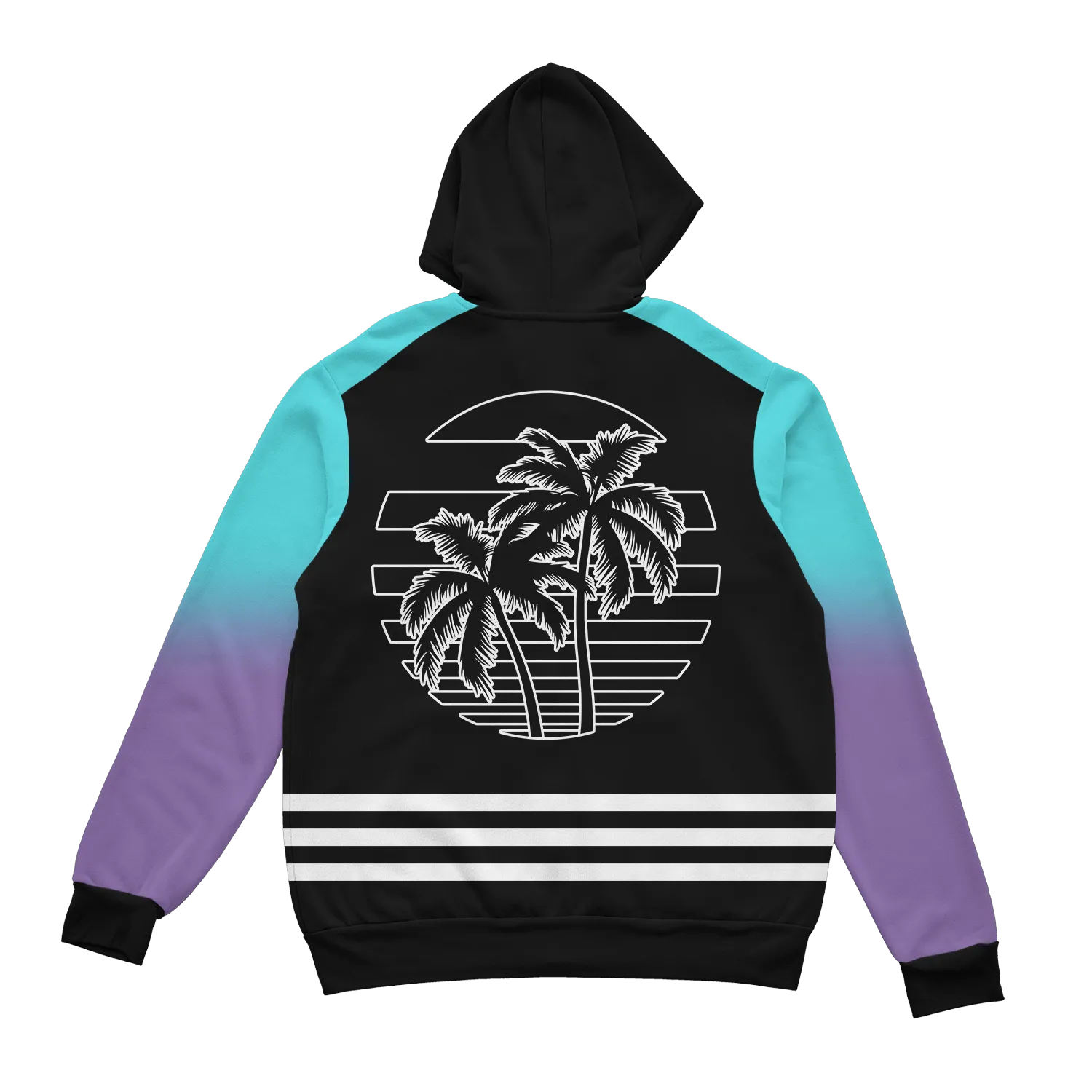 Dark Tropics Zip Up Hoodie