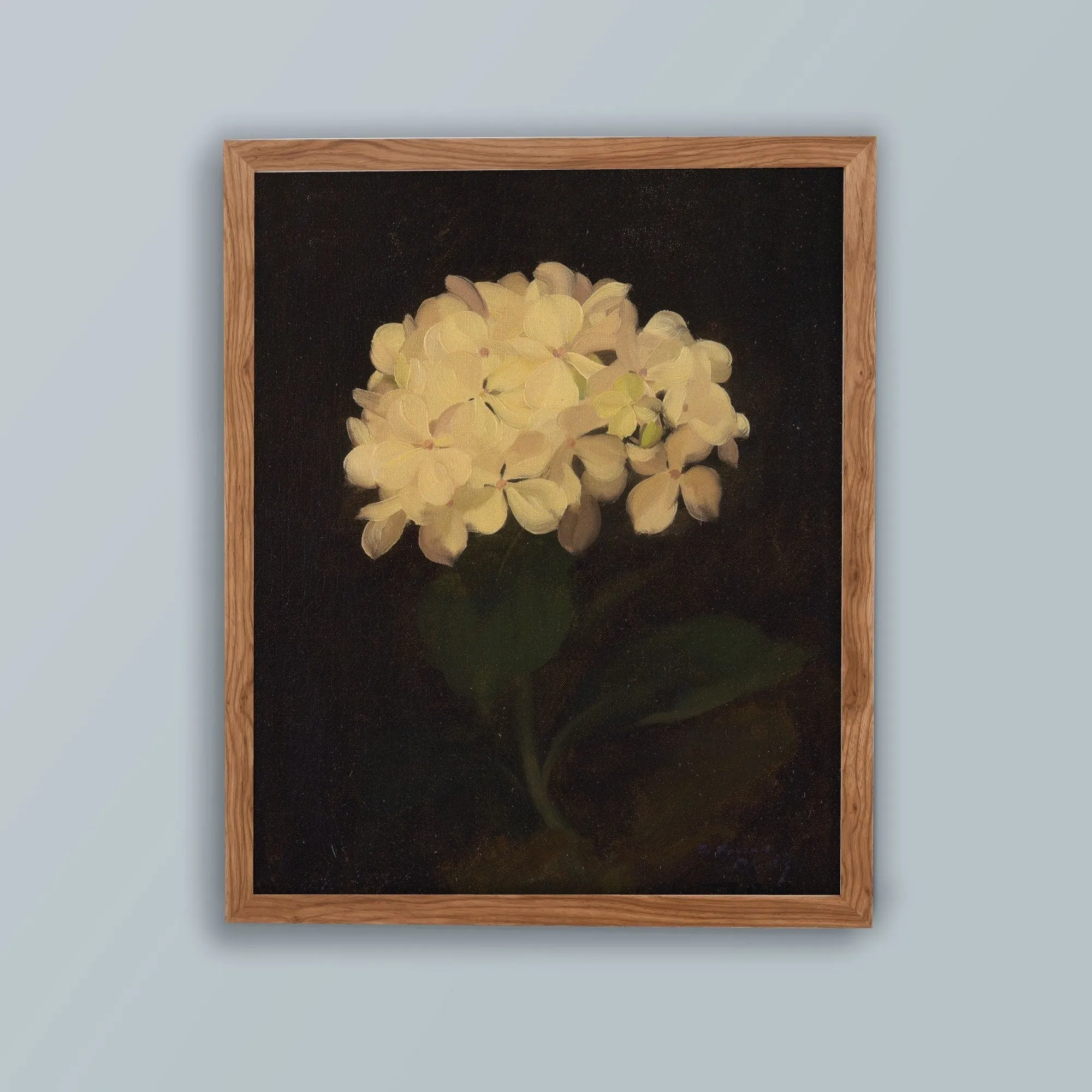 Dark Vintage Floral Wall Art