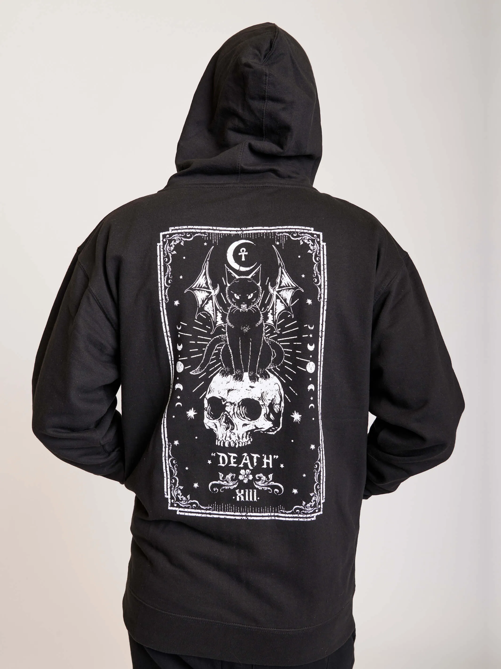 Death Tarot Zip Up Hoodie