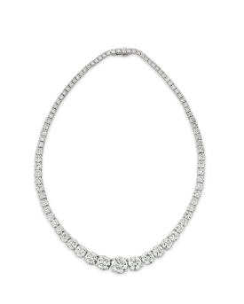 Diamond Riviera Necklace, 47.66 carats