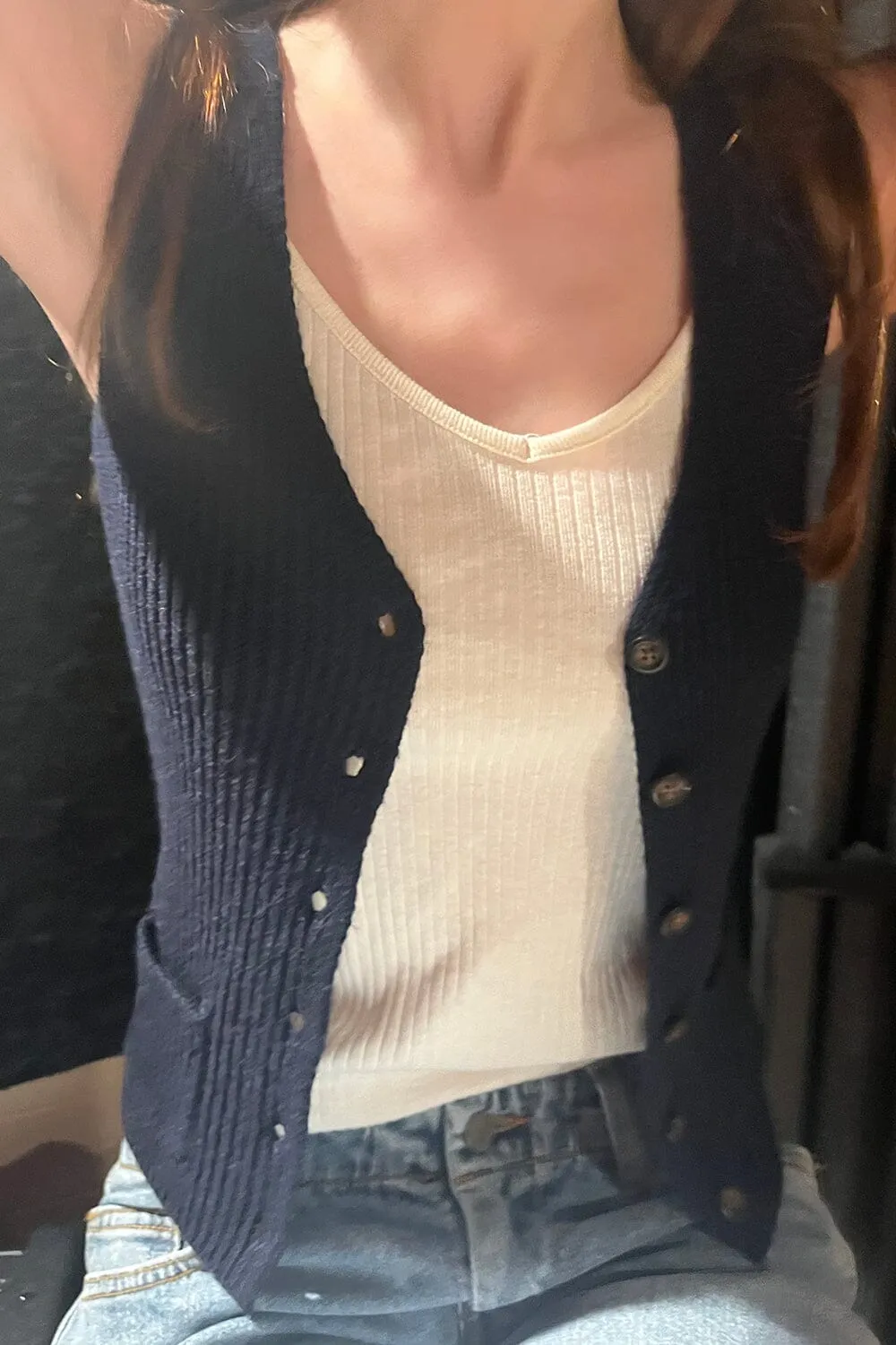 Elizabeth Wool Button Vest