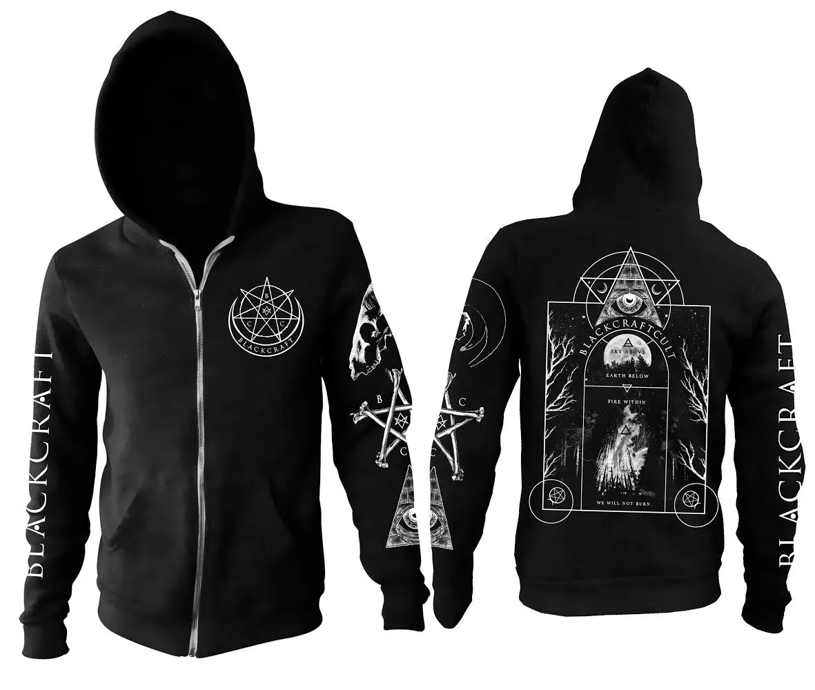 Evil Eye Bonfire - Zip Up Hoodie