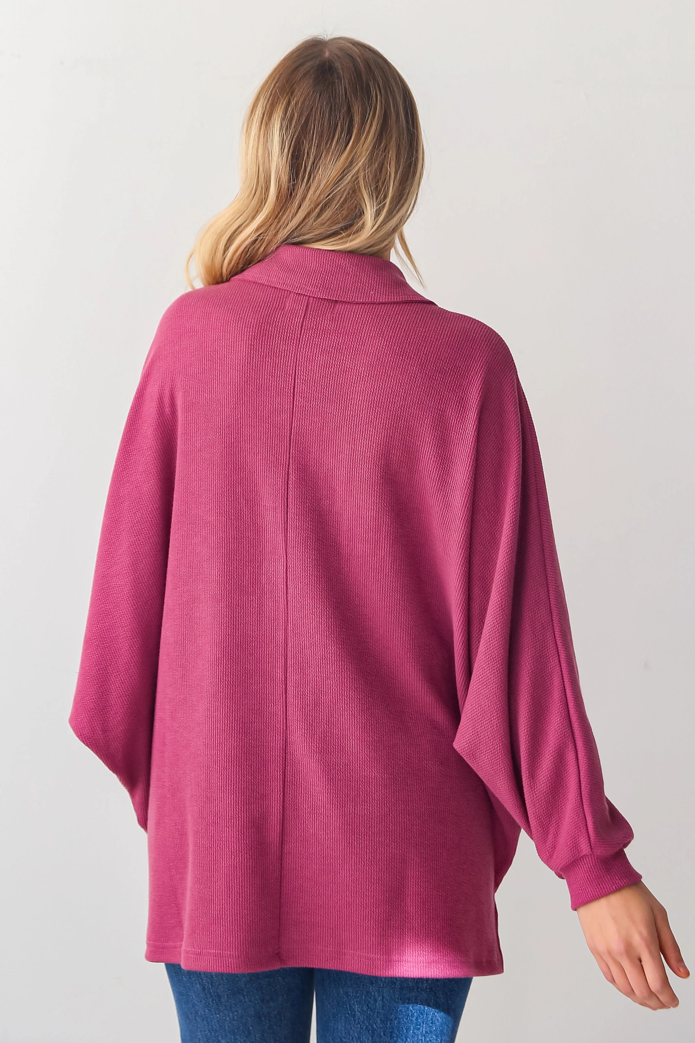 FINAL SALE - Bailey Knit Collared Henley Top