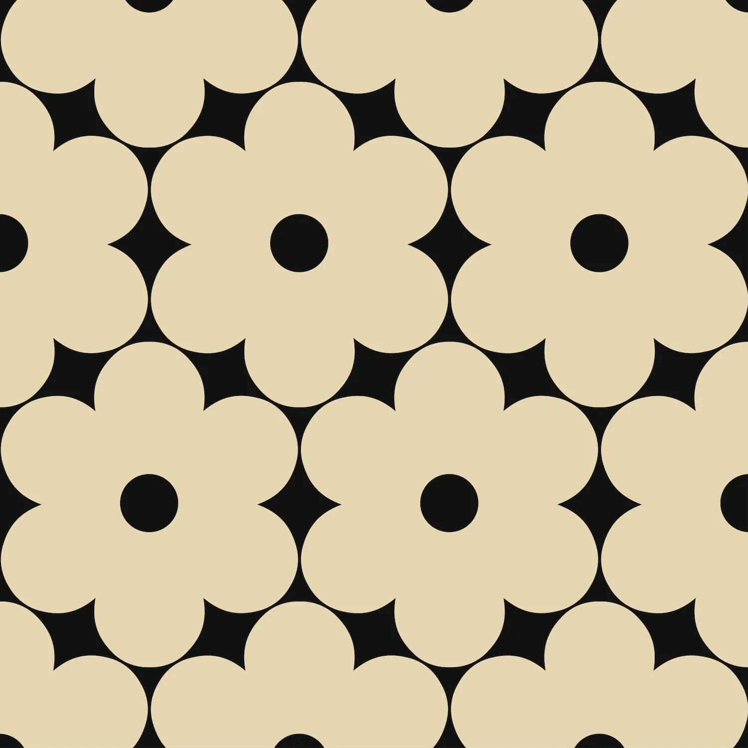 Flower Power Wallpaper - 70cm x 10m